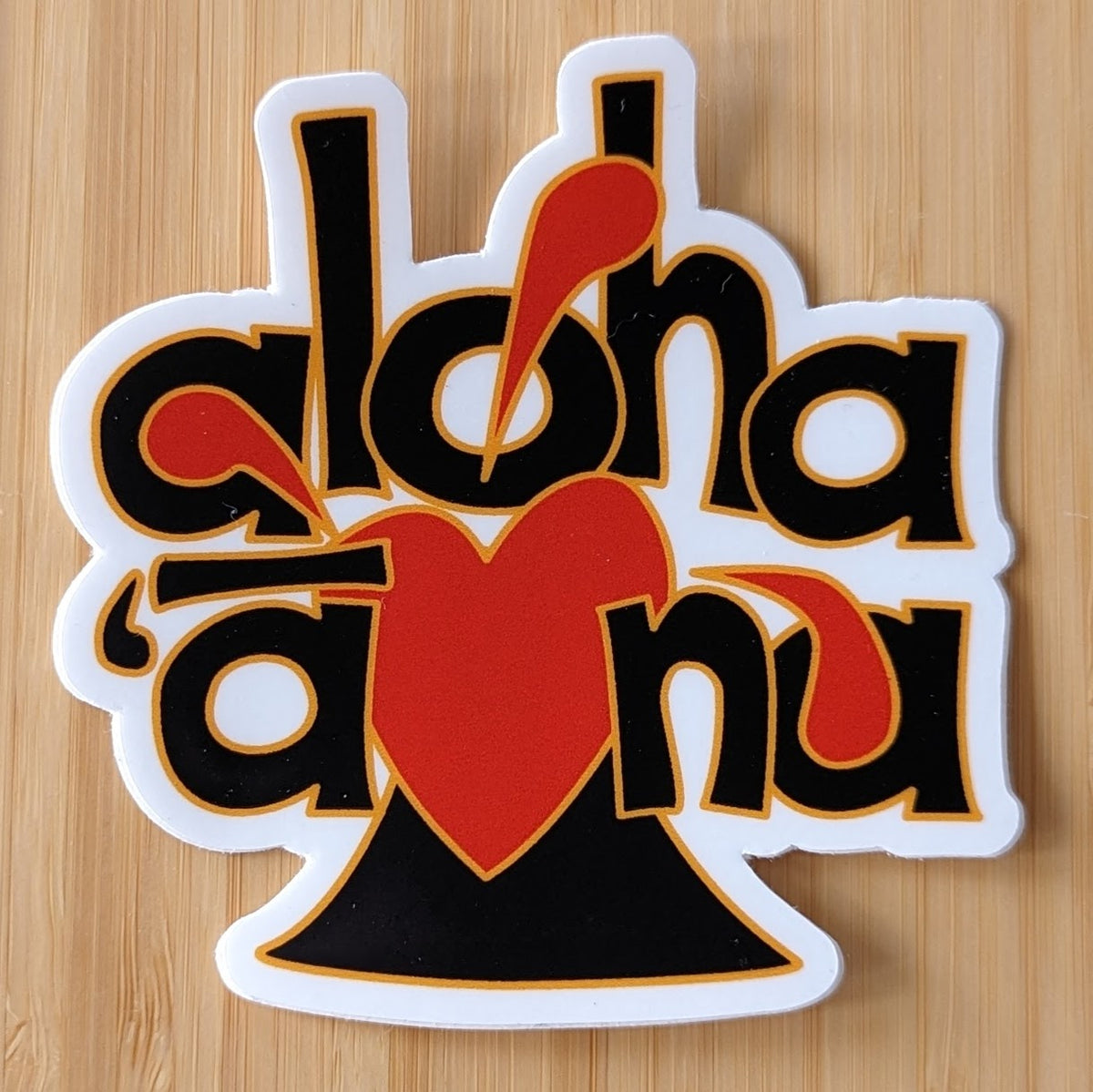 Aloha 'Aina Stickers Onekea Bros. General Store