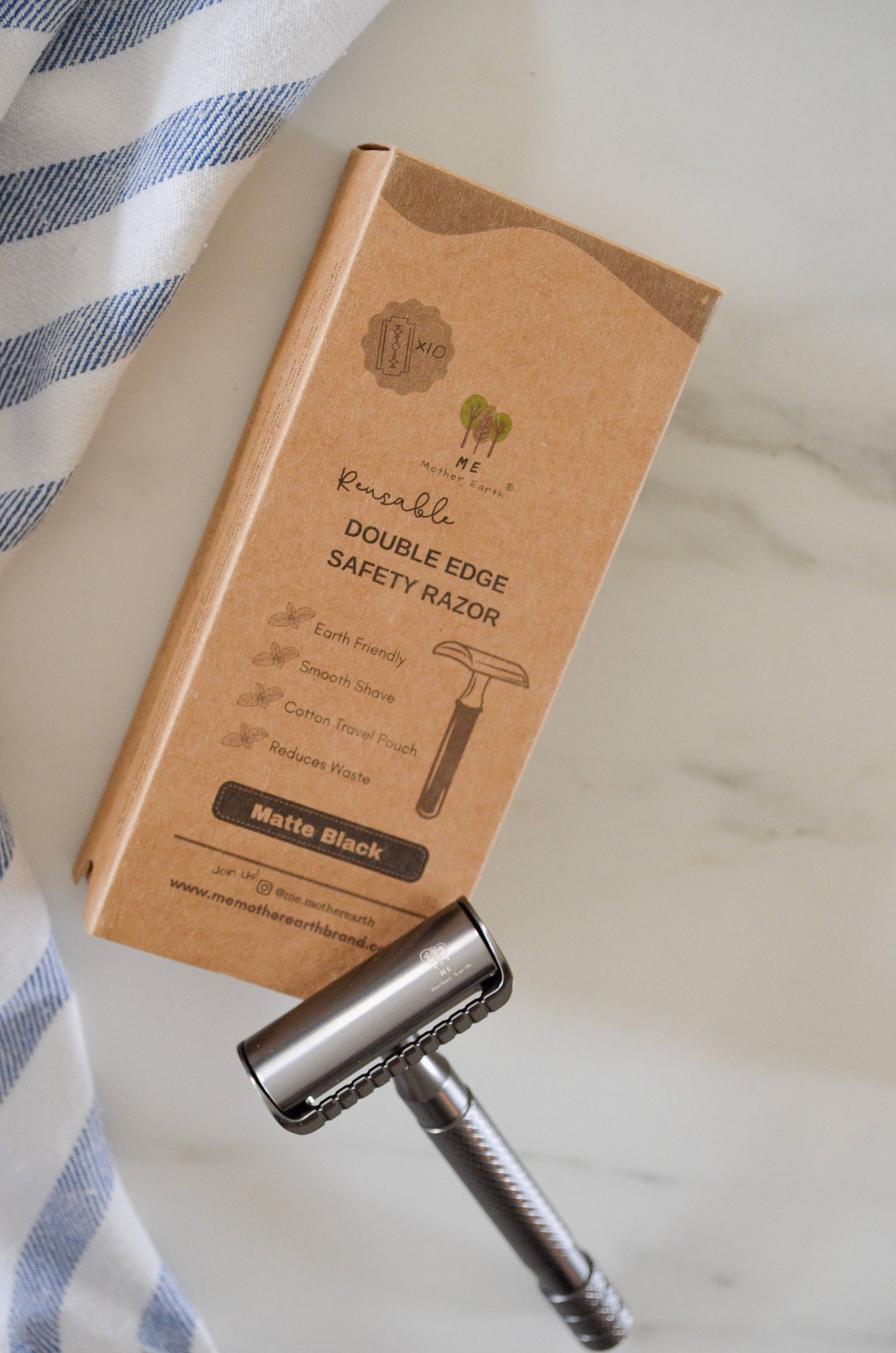 Safety Razor, Rose Gold or Matte Black
