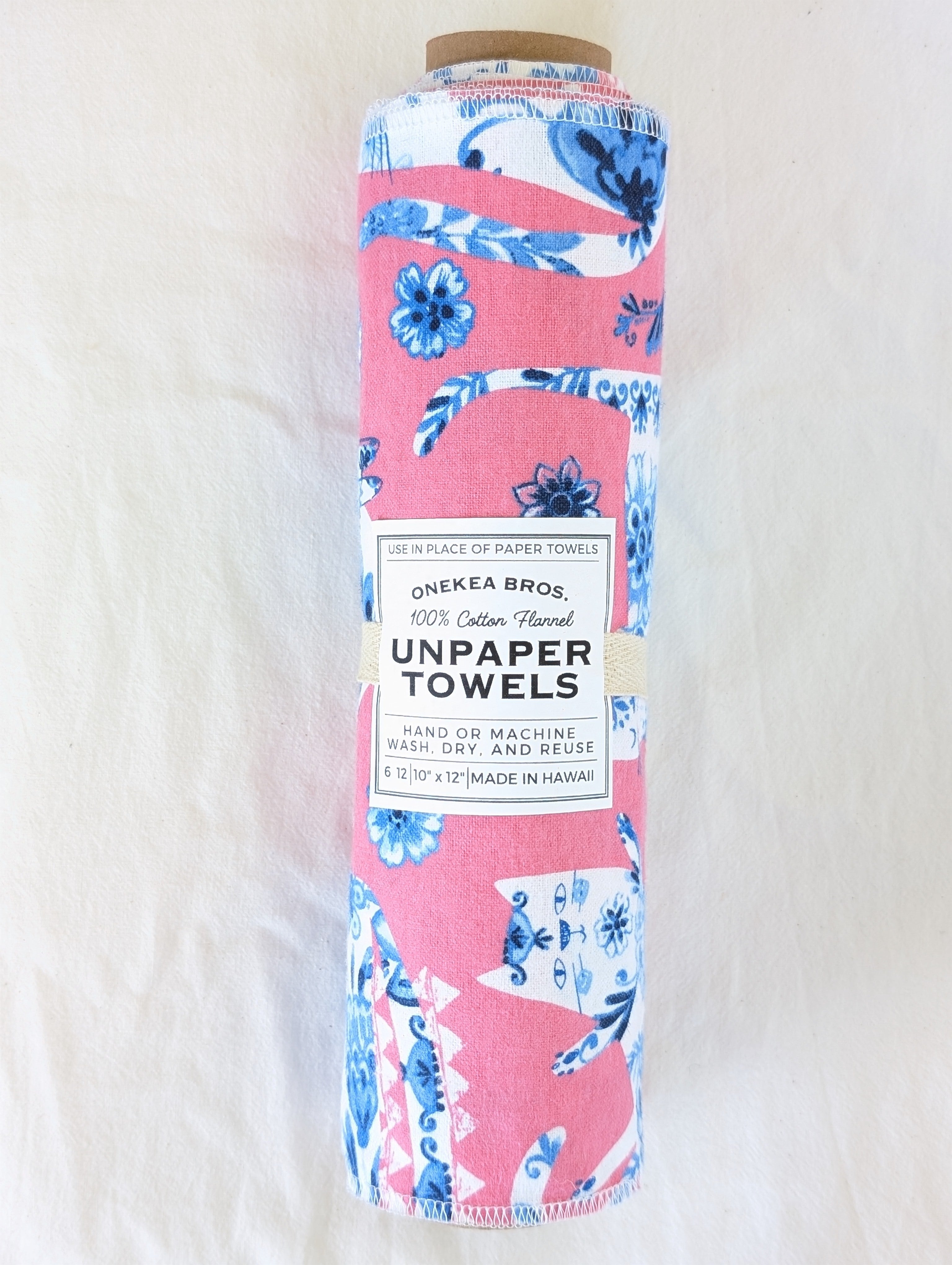 Rolled Unpaper Towels, 12-pack