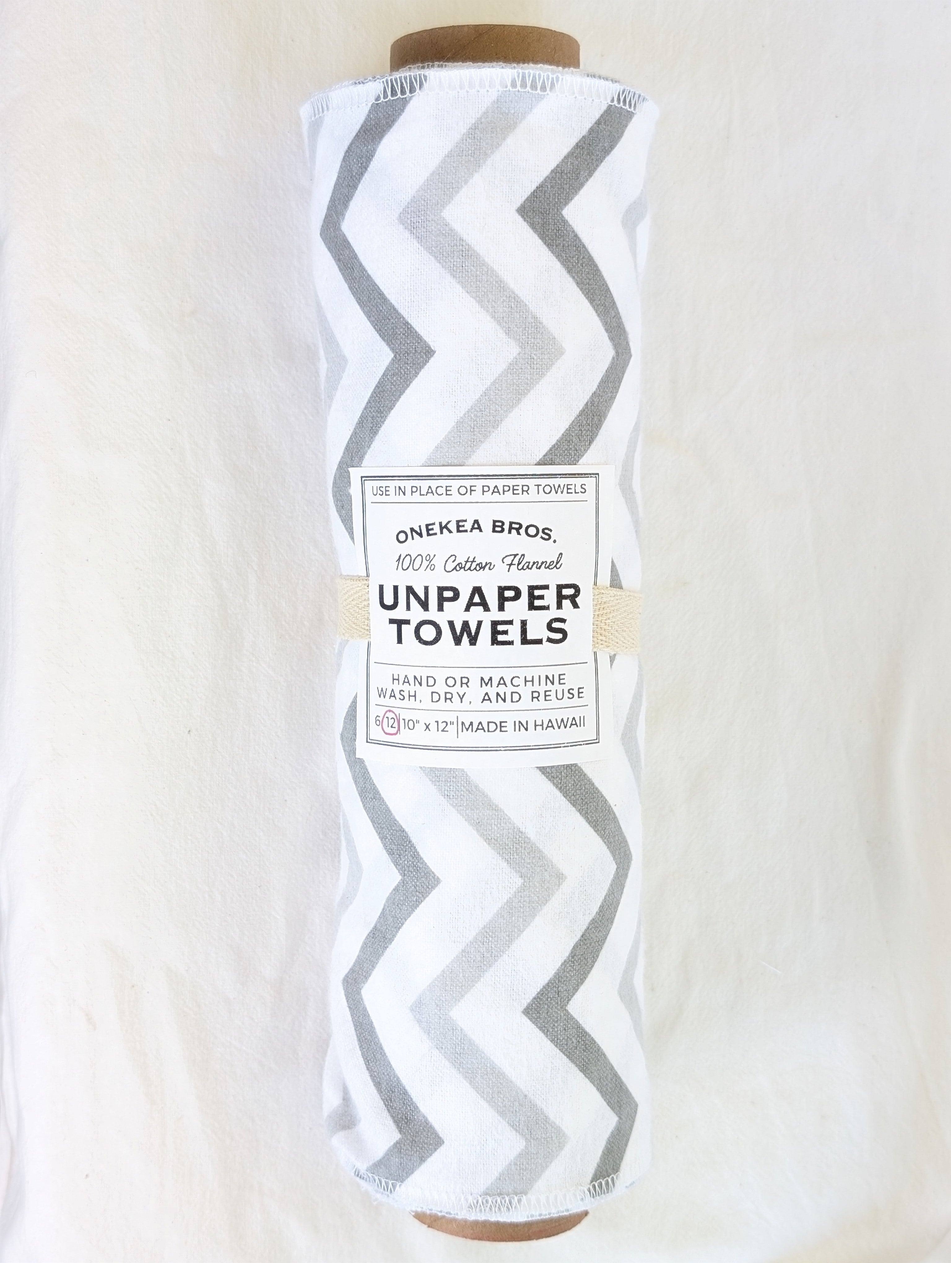 Rolled Unpaper Towels, 12-pack