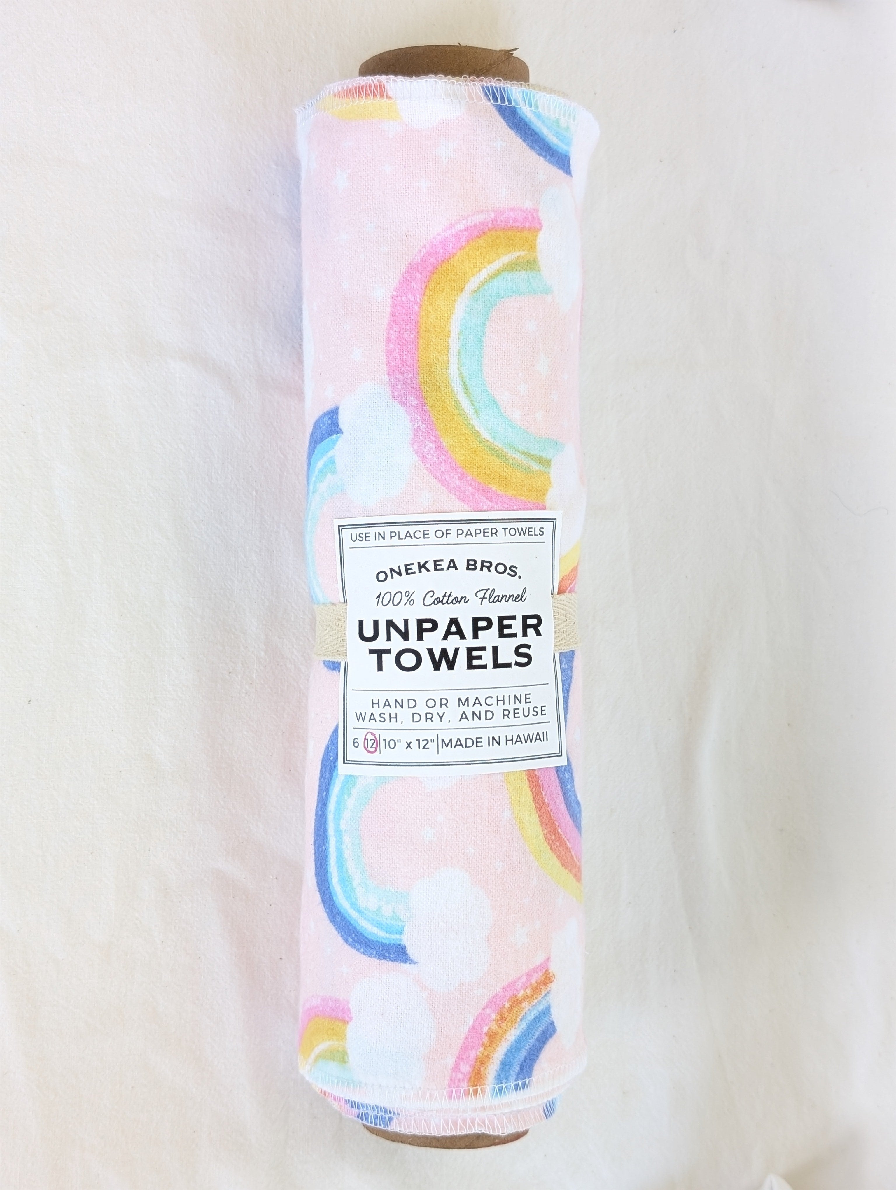 Rolled Unpaper Towels, 12-pack