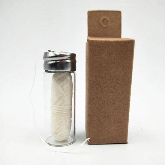 Dental Floss in a plastic-free container