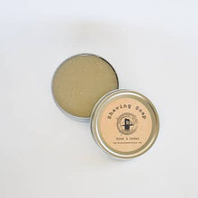 Load image into Gallery viewer, Shave Soap, pine &amp; cedar (in tin)