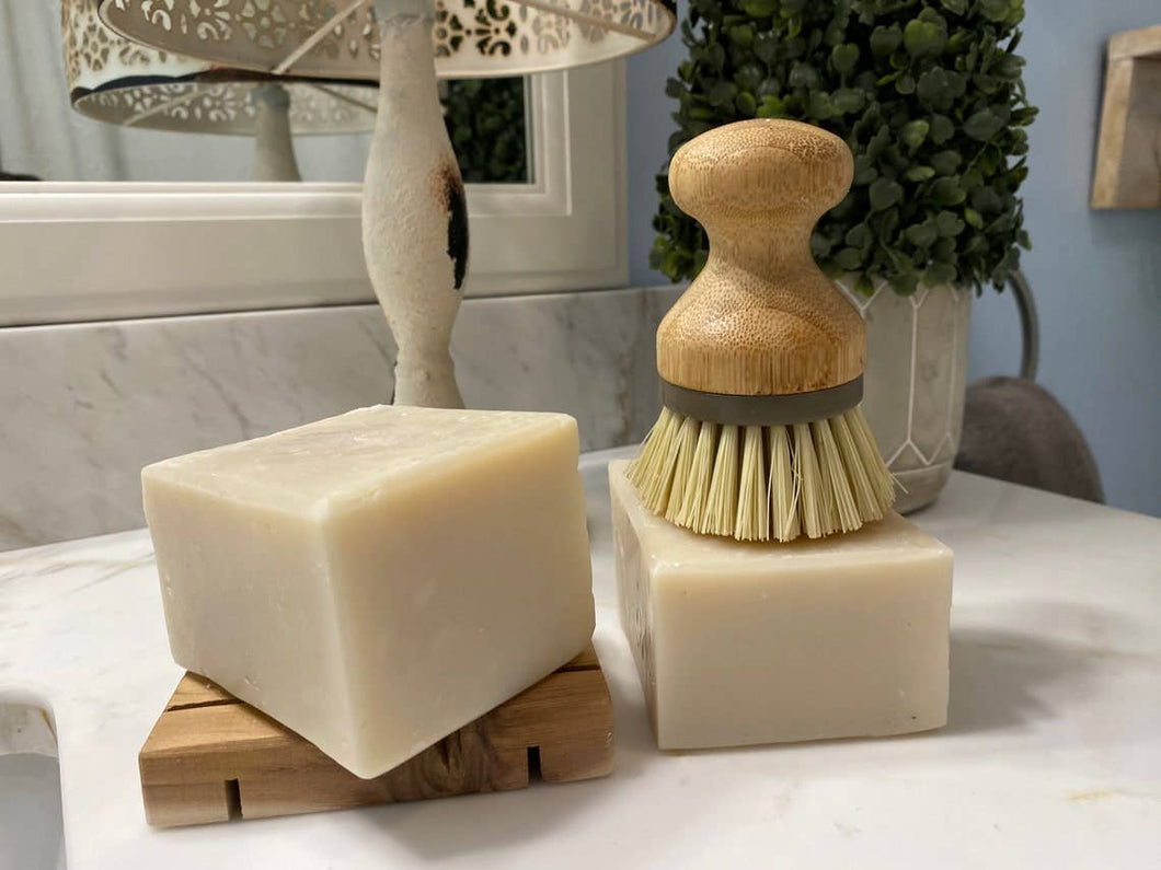 Zero Waste Natural Solid Dishwashing Bar, Citrus Basil Scent