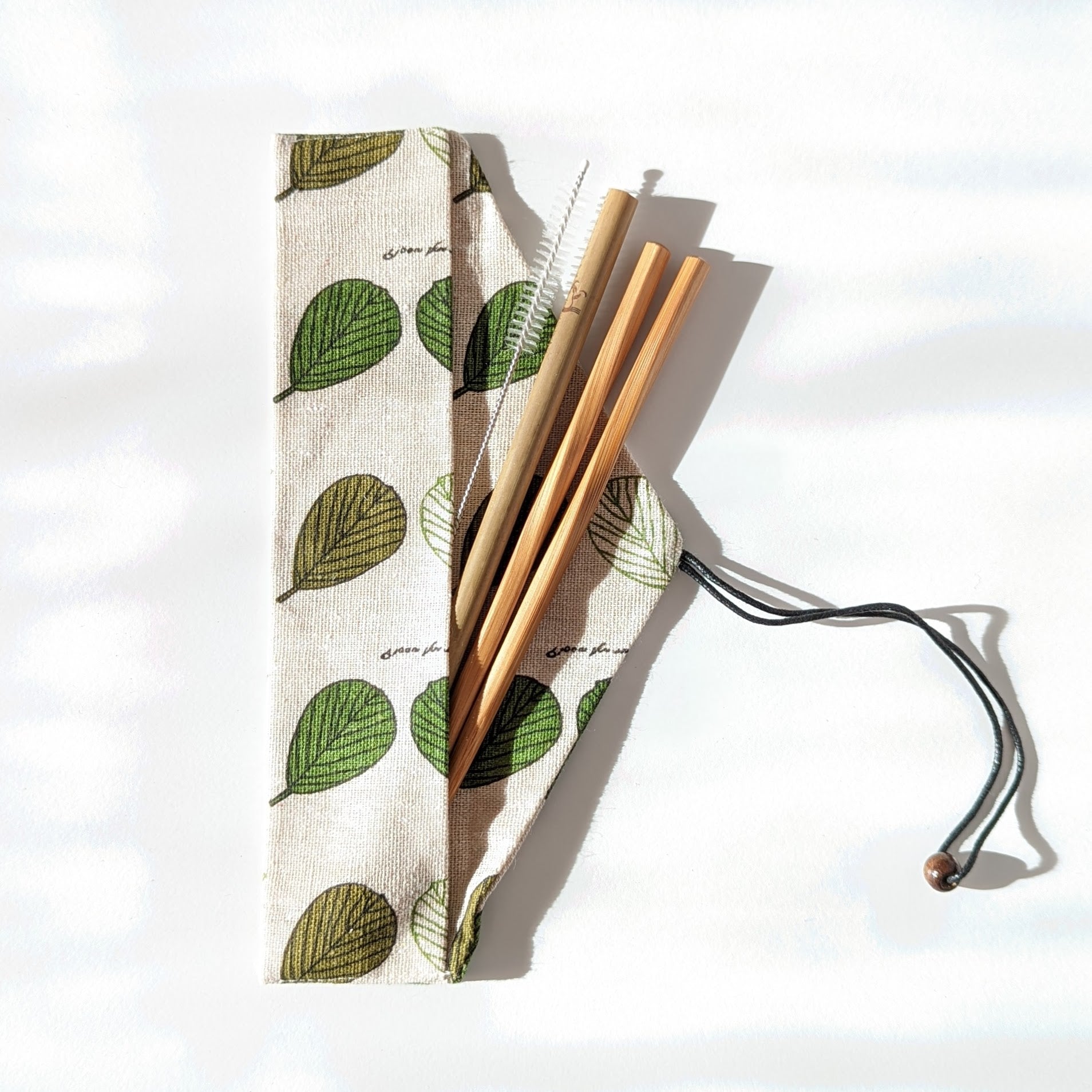 Bamboo straw and chopstick set Onekea Bros. General Store