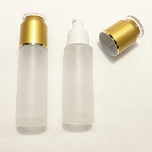 Frosted Glass Dispenser Bottles