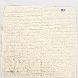 100% Cotton chenille cleaning cloth is natural colored and can be used as a mop head attachment, an oversized washcloth or for general cleaning.