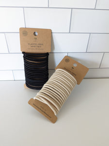 Plastic-Free Hair Ties