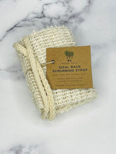 Load image into Gallery viewer, Sisal Back Scrubbing Strap