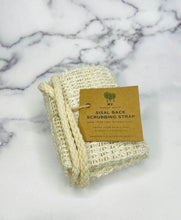 Load image into Gallery viewer, Sisal Back Scrubbing Strap